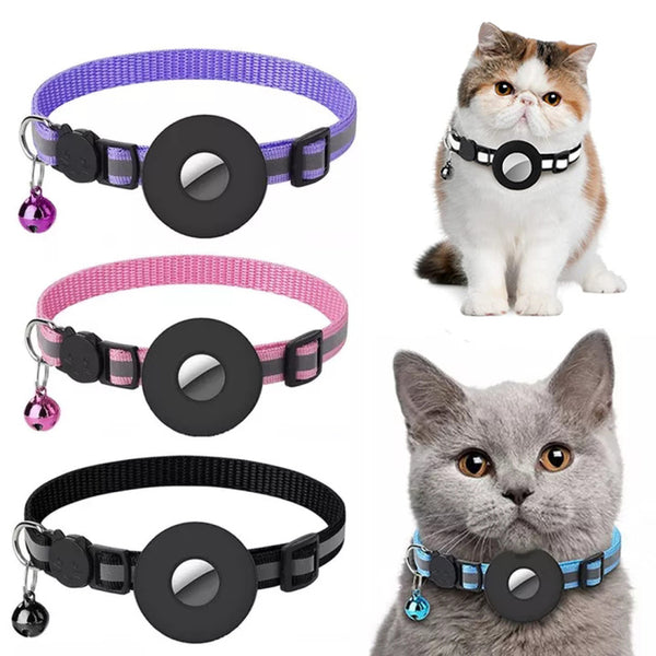 Zoomies AirTag Holder — silicone halsband-houder voor Apple AirTag, waterdicht IP67